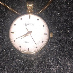 VINTAGE PENDENT WATCH BY SUTTON